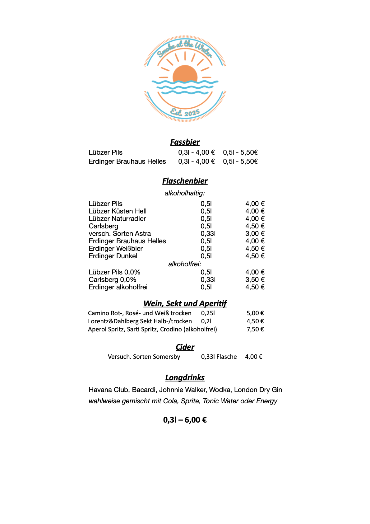 Schaukasten 2 – Alle Preise im Überblick